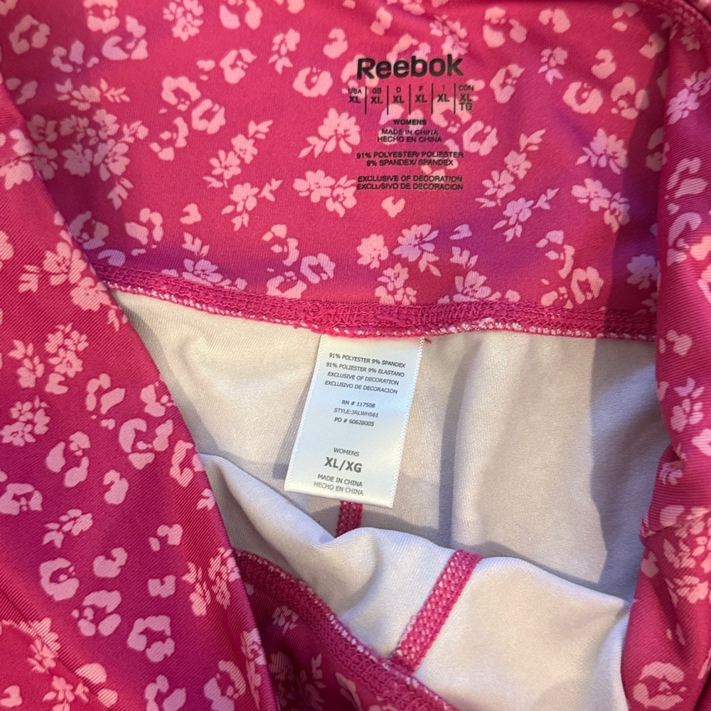 REEBOK Pink Spandex Shorts - Picture 4 of 6